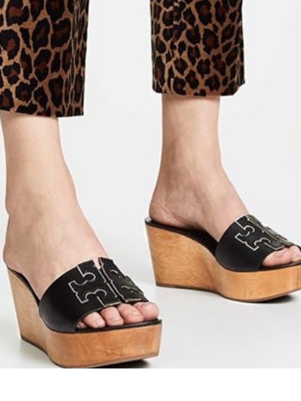 *Tory Burch* Inez Platform Wedge Sandals Size 8